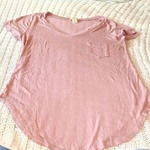 Bozzolo Light Pink Short Sleeve Tee